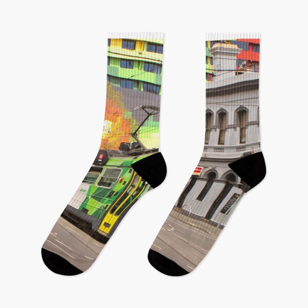 Item preview, Melbourne tram, Swanston Street designed and sold by FranWest.