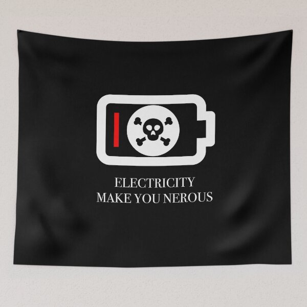 Item preview, Electricity make you nerous designed and sold by ArchitectAdele.