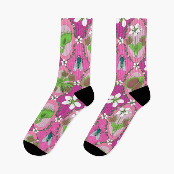 Item preview, Pink Sparkle Flytrap Motif designed and sold by Tippitiwichet.