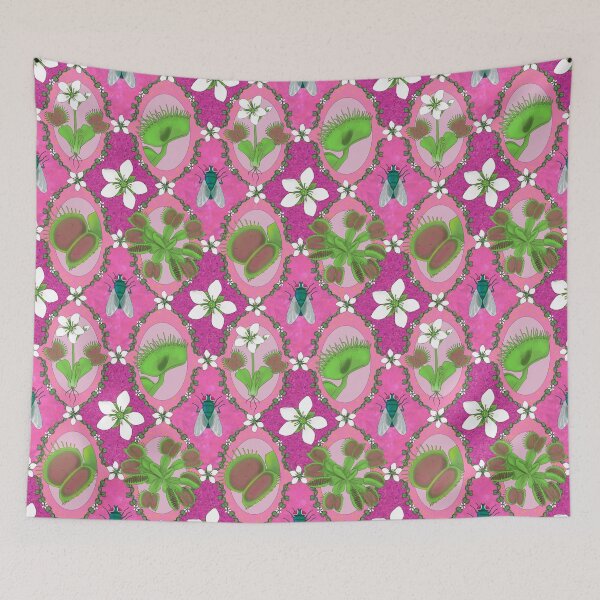 Item preview, Pink Sparkle Flytrap Motif designed and sold by Tippitiwichet.