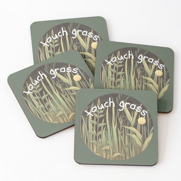 Item preview, touch grass designed and sold by ArtByLuminance.