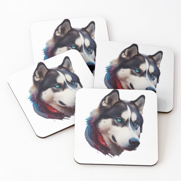 Item preview, Husky Abstract artwork 5 designed and sold by ClawedCreations.