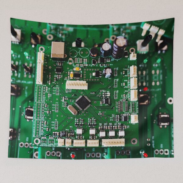 Item preview, circuit board electronic computer hardware technology motherboard digital chip designed and sold by Lefteris Betsis.