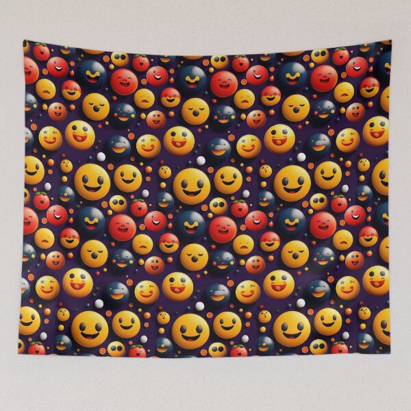 Item preview, Happy Smiley Faces  designed and sold by Digi Artworks Store.