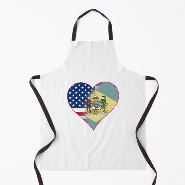 Item preview, State of Delaware Flag and American Flag Fusion Design designed and sold by Gsallicat.