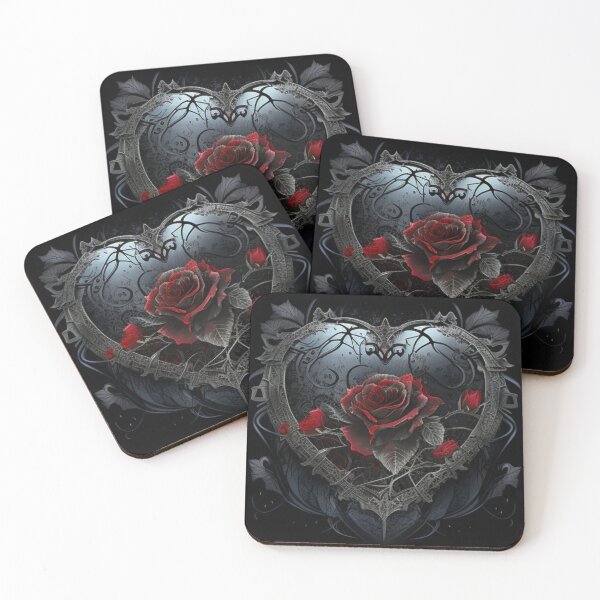 Item preview, black gothic heart designed and sold by Nickyvb.