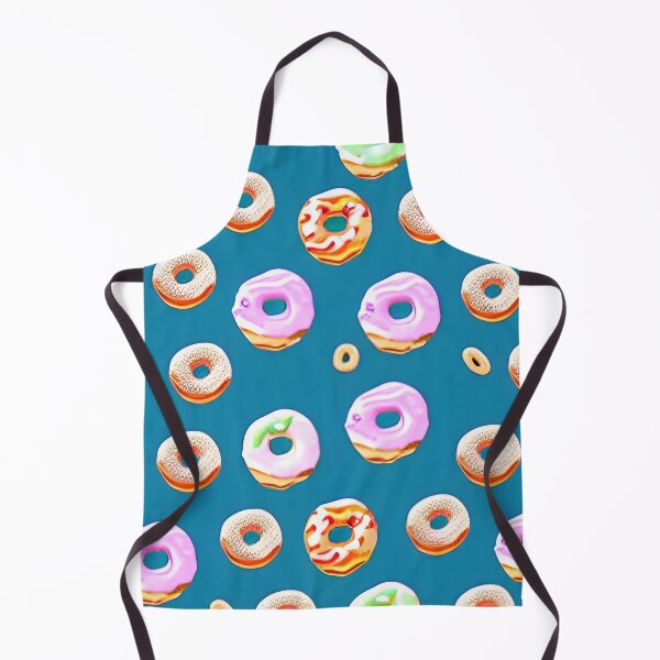 Item preview, Variety Donuts on Teal - All Over Print Design designed and sold by ArtistsQuest.