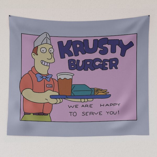 Item preview, Krusty Burger Flyer designed and sold by REALsaintpetty.