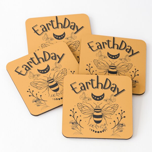Item preview, Earth Day Line Celebration Black Line Drawing Design designed and sold by EarthArtDesigns.