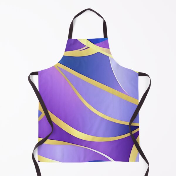 Aperçu de l'œuvre Incrustation abstraite d'or et de violet créée et vendue par calibrit.