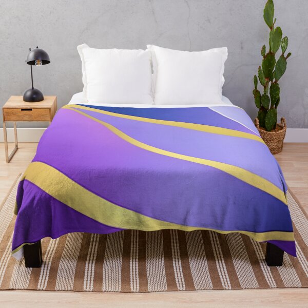 Aperçu de l'œuvre Incrustation abstraite d'or et de violet créée et vendue par calibrit.