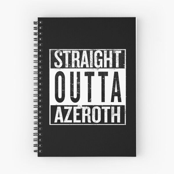 Item preview, Straight Outta Azeroth designed and sold by iPixelian.