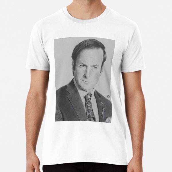 Vista previa del artículo con la obra «Retrato de Saul Goodman», diseñado y vendido por juvenaster.