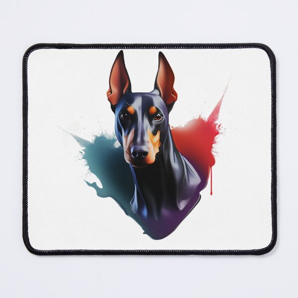 Item preview, Doberman Abstract artwork 1 designed and sold by ClawedCreations.