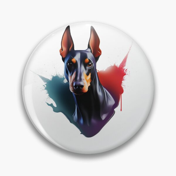 Item preview, Doberman Abstract artwork 1 designed and sold by ClawedCreations.