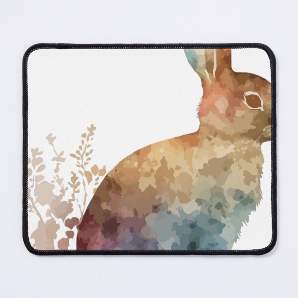 Item preview, A Bohemian Pastel Watercolor of a Rabbit - Boho Animals designed and sold by GVRDesign.