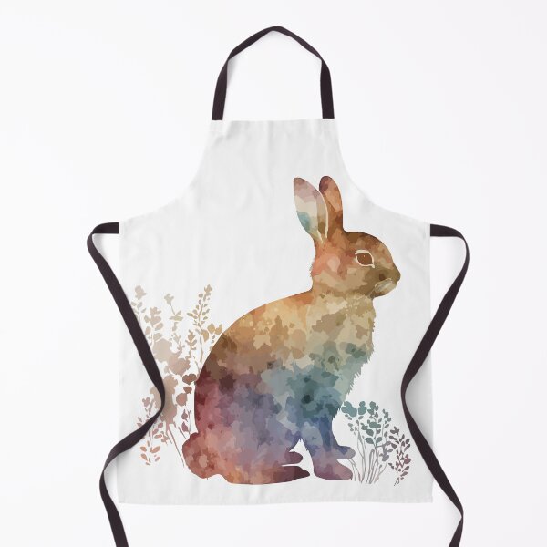 Item preview, A Bohemian Pastel Watercolor of a Rabbit - Boho Animals designed and sold by GVRDesign.