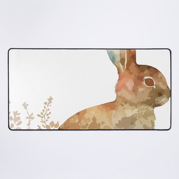 Item preview, A Bohemian Pastel Watercolor of a Rabbit - Boho Animals designed and sold by GVRDesign.