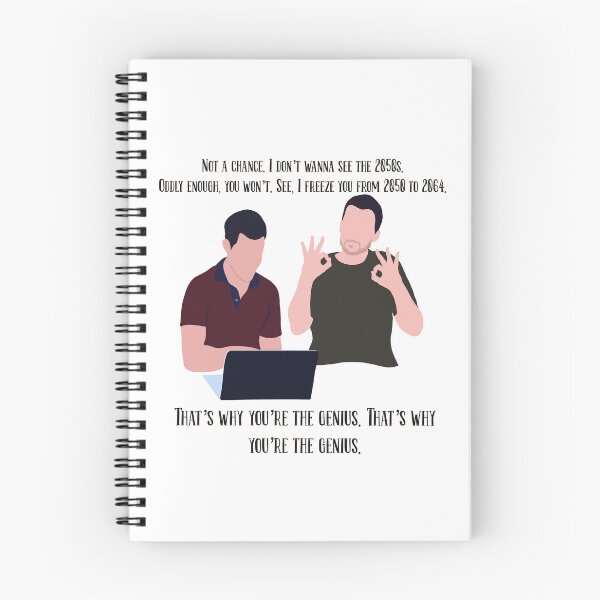 Item preview, You’re a genius full text - New Girl designed and sold by HaleighMade.