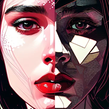 Artwork thumbnail, Two Face by CraftStudioLab