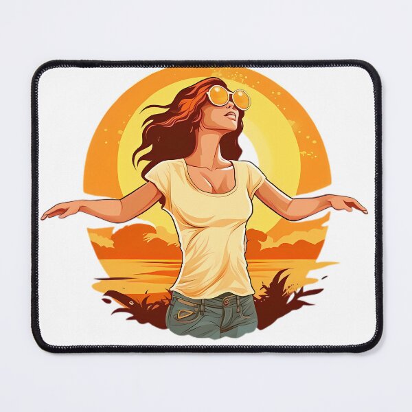 Item preview, Beautiful Lady Sun Worshipper designed and sold by DonDiLuca.