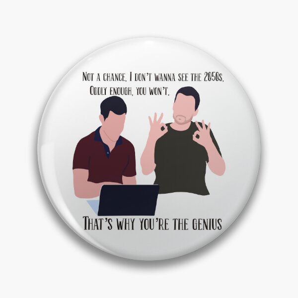 Item preview, You’re the genius - short text- New Girl designed and sold by HaleighMade.