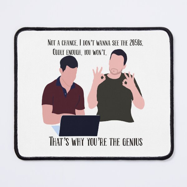 Item preview, You’re the genius - short text- New Girl designed and sold by HaleighMade.