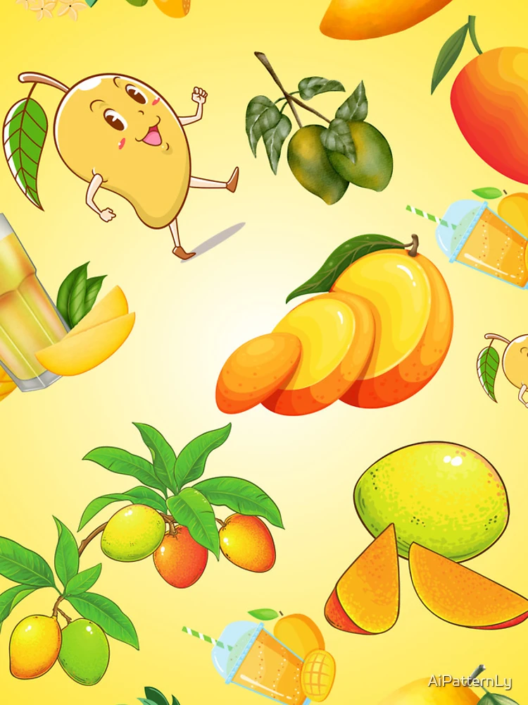 Thumbnail 5 of 5, iPhone Case, Mango seamless Pattern designed and sold by AiPatternLy.