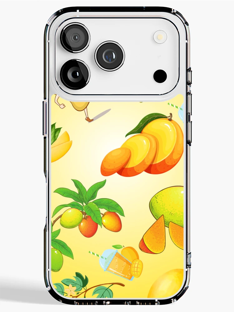 Thumbnail 1 of 5, iPhone Case, Mango seamless Pattern designed and sold by AiPatternLy.