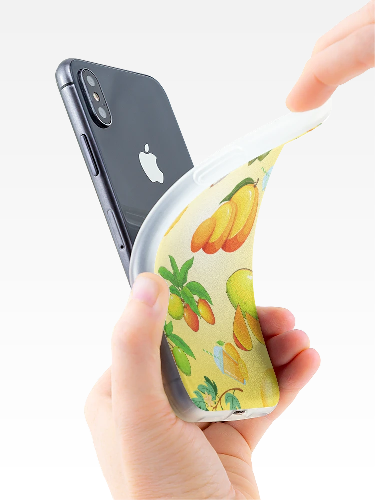 Thumbnail 4 of 5, iPhone Case, Mango seamless Pattern designed and sold by AiPatternLy.