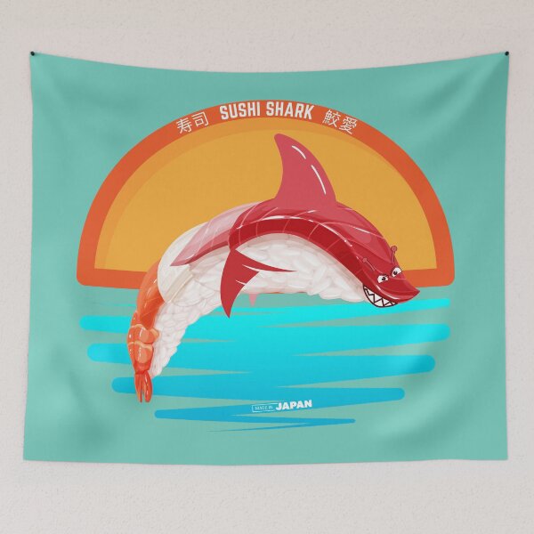 Item preview, Sushi Shark Japan designed and sold by Wiikus.