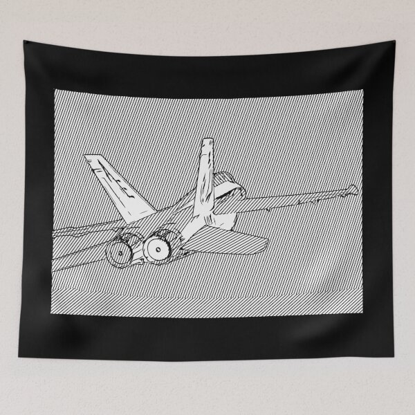 Item preview, F-18 Hornet jet fighter aircraft [comics edition 4] designed and sold by Escarpatte.