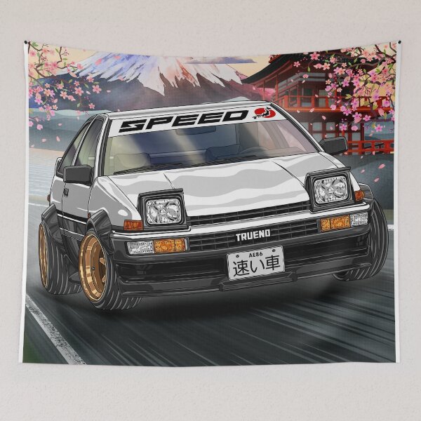 Item preview, Initial D JDM Toyota Sprinter Trueno (AE86)  designed and sold by JDM Guyvit.