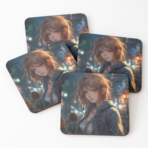 Item preview, Kawaii Galore: Anime Girl Designs for Every Mood designed and sold by YourOtakuPrints.
