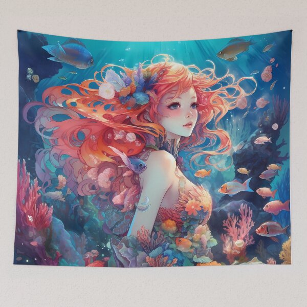 Item preview, Cute mermaid #13 designed and sold by Carmillai.