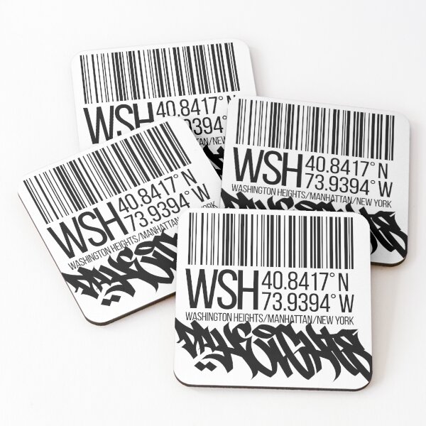 Item preview, Washington Heights, Manhattan, NY (black) designed and sold by ICYMI-DZNS.