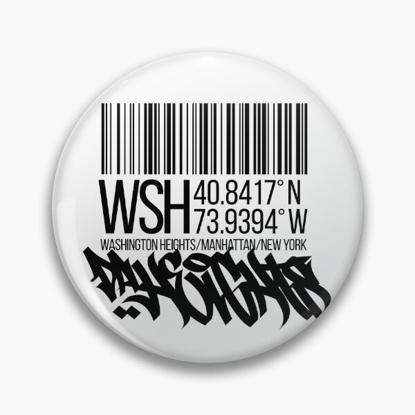 Item preview, Washington Heights, Manhattan, NY (black) designed and sold by ICYMI-DZNS.
