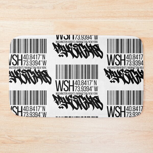 Item preview, Washington Heights, Manhattan, NY (black) designed and sold by ICYMI-DZNS.
