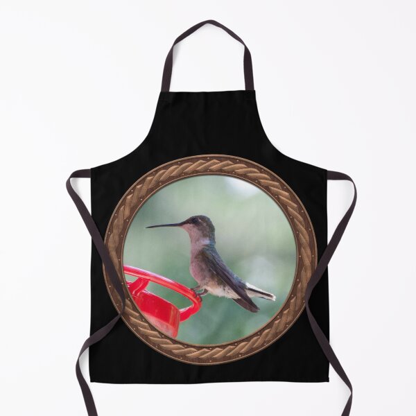 Item preview, Ruby-Throated Hummingbird Photography in Celtic Circle Frame 5 designed and sold by Swabcraft.