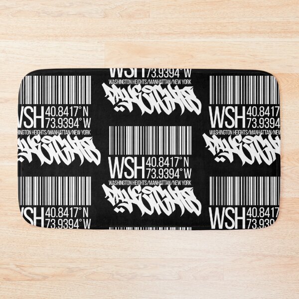 Item preview, Washington Heights, Manhattan, NY (white) designed and sold by ICYMI-DZNS.