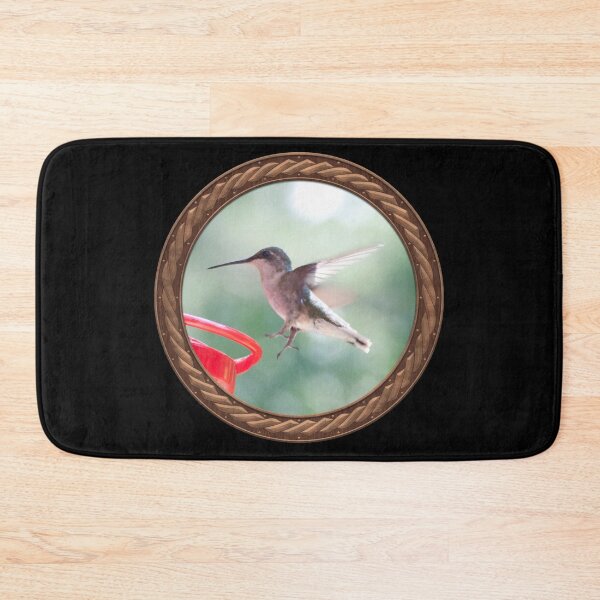 Item preview, Ruby-Throated Hummingbird Photography in Celtic Circle Frame 6 designed and sold by Swabcraft.