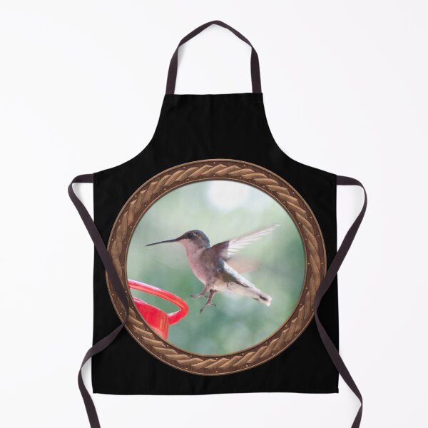 Item preview, Ruby-Throated Hummingbird Photography in Celtic Circle Frame 6 designed and sold by Swabcraft.