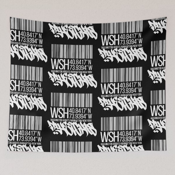 Item preview, Washington Heights, Manhattan, NY (white) designed and sold by ICYMI-DZNS.