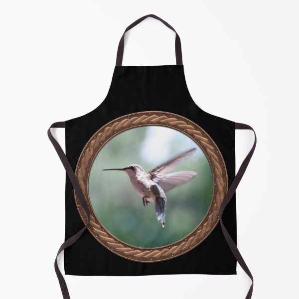 Item preview, Ruby-Throated Hummingbird Photography in Celtic Circle Frame 7 designed and sold by Swabcraft.