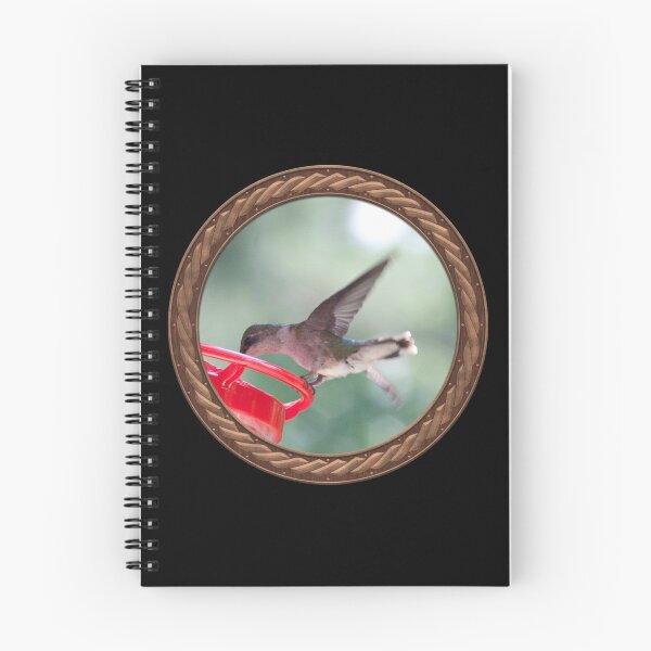 Item preview, Ruby-Throated Hummingbird Photography in Celtic Circle Frame 8 designed and sold by Swabcraft.