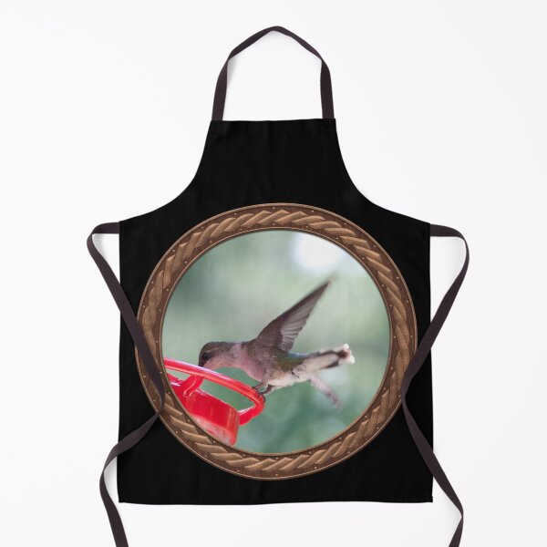 Item preview, Ruby-Throated Hummingbird Photography in Celtic Circle Frame 8 designed and sold by Swabcraft.