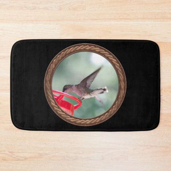 Item preview, Ruby-Throated Hummingbird Photography in Celtic Circle Frame 8 designed and sold by Swabcraft.