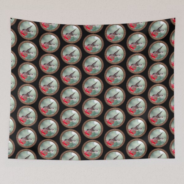 Item preview, Ruby-Throated Hummingbird Photography in Celtic Circle Frame 8 designed and sold by Swabcraft.