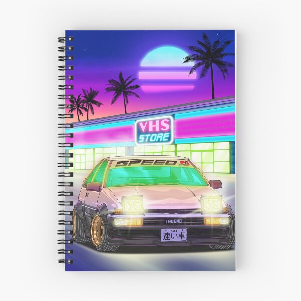 Item preview, Retrowave Toyota Sprinter Trueno (AE86) designed and sold by JDM Guyvit.