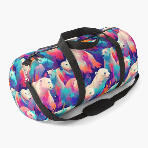 Item preview, Arctic Dreams: Abstract Polar Bear Print Apparel and Homeware Collection designed and sold by ThePurpleMelon.